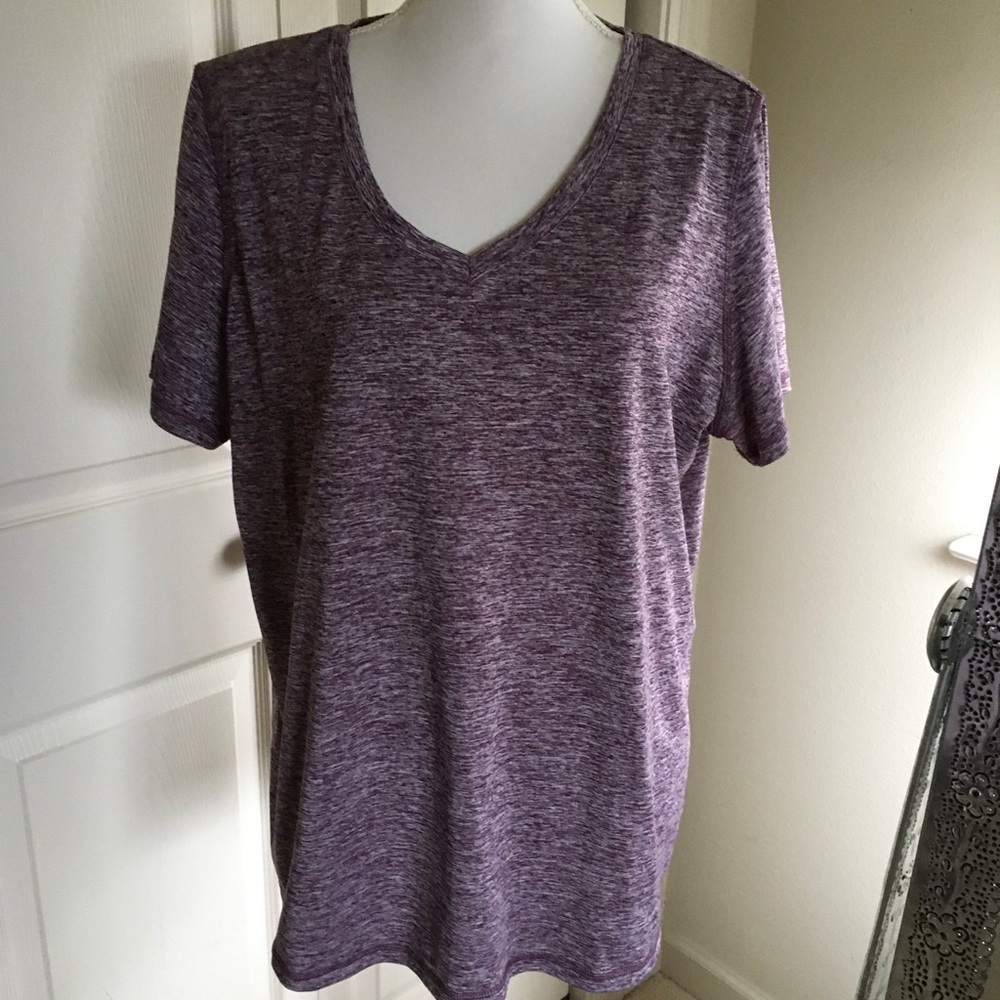 Ideology Purple vneck tshirt​